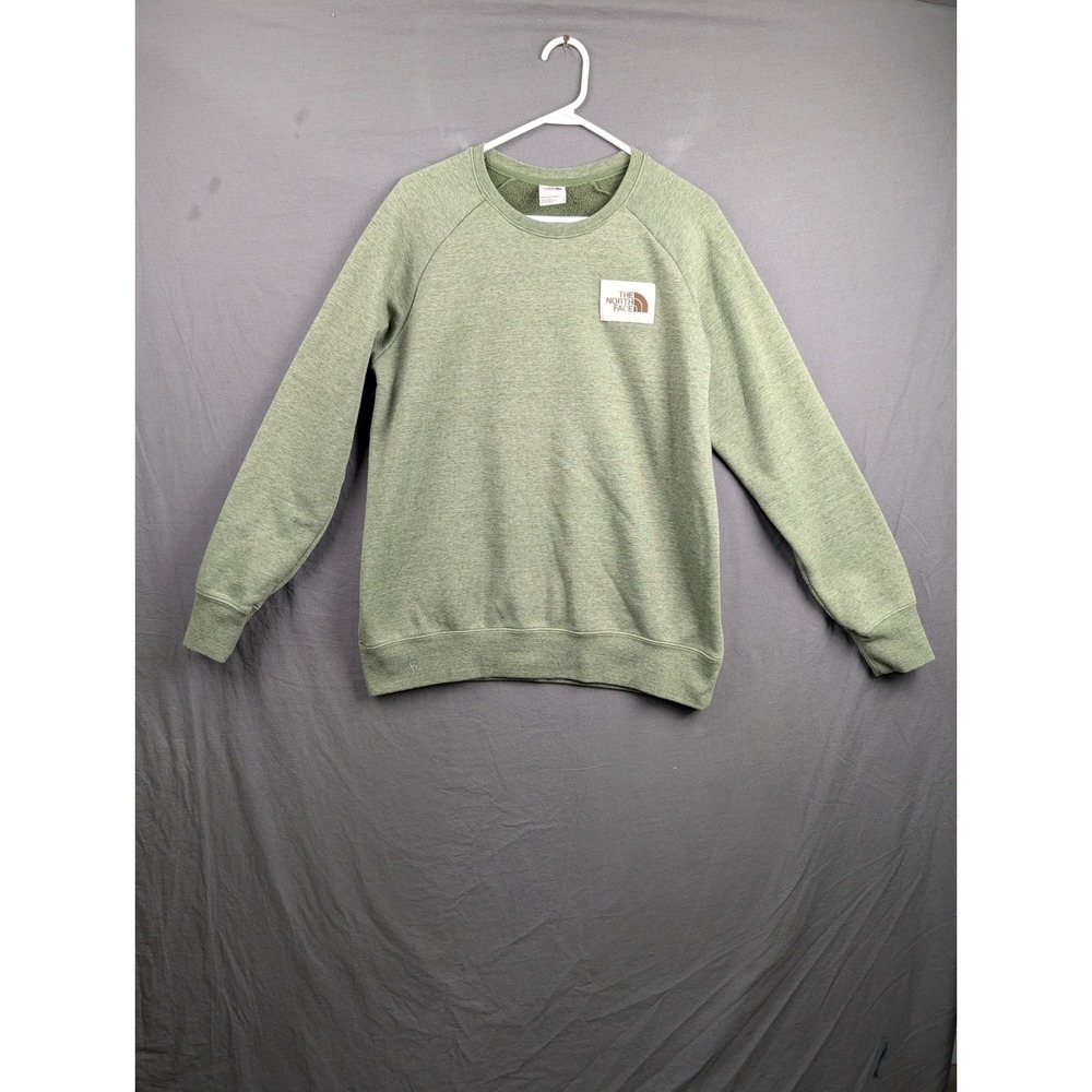 The North Face Womens Green Raglan Sleeve Crewneck Sweatshirt‎ Large